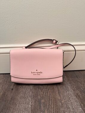 kate spade New York Blush Pink Saffiano Crossbody Bag